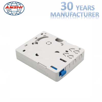 FTTH PTO Fiber Distribution Box Screw Lock ABS Material 2 Core SC Capacity